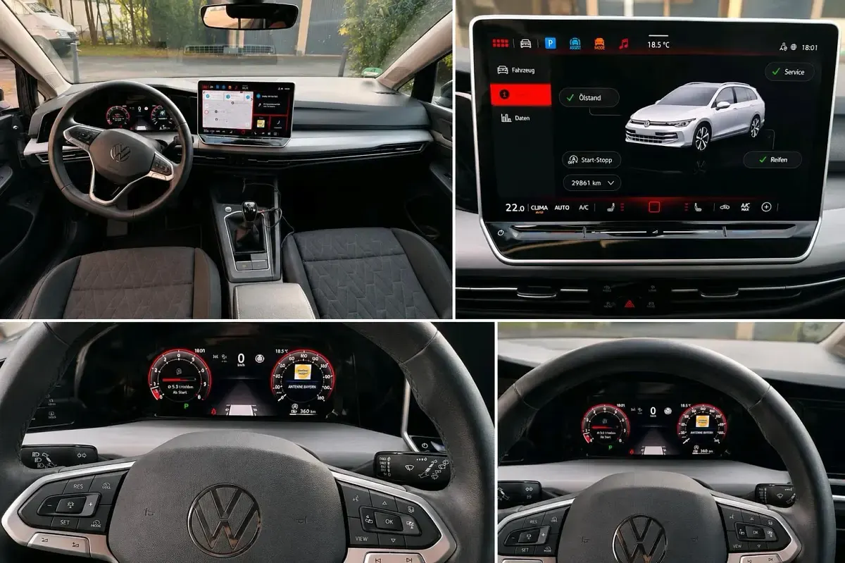Gebraucht VW Golf VIII Life 116 PS (85 kW) 2024 Grau Kombi