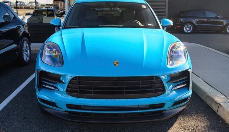 Blau Gebraucht 2019 Porsche Macan SUV | 39.000 € - Bild 1/4