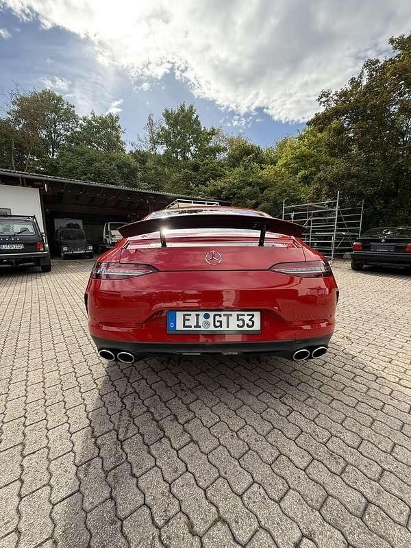 Rot Gebraucht 2018 Mercedes AMG GT 43 AMG Coupé | 72.800 € (Etwas zu teuer) - Bild 1/4