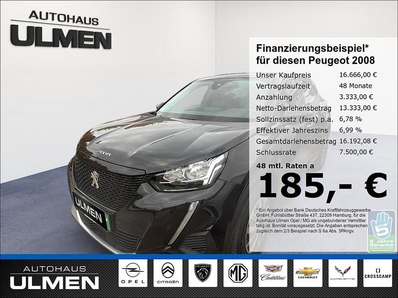 Schwarz Gebraucht 2022 Peugeot e-2008 Active SUV | 16.666 € (Superpreis) - Bild 1/4