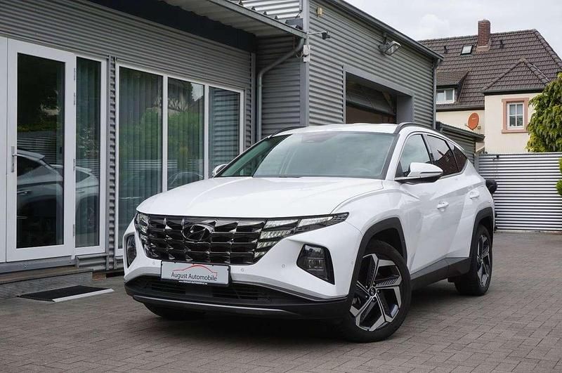 Polar white / sol Gebraucht 2022 Hyundai Tucson Prime SUV | 28.400 € (Fairer Preis) - Bild 1/3