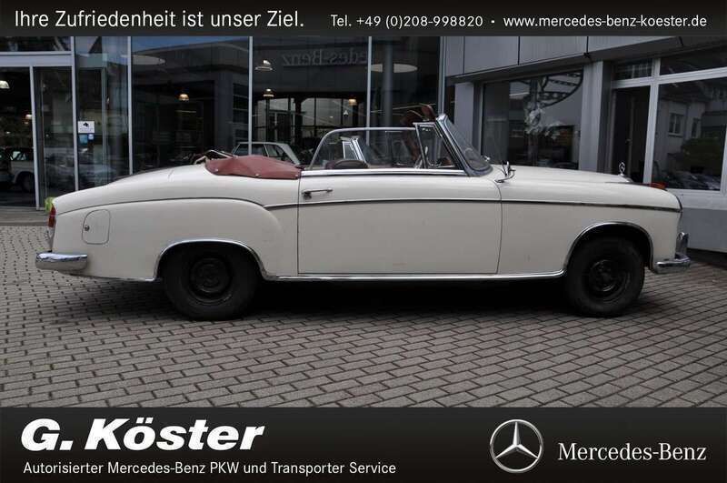Gebraucht Mercedes 220 106 PS (77 kW) 1959 Weiß Cabrio