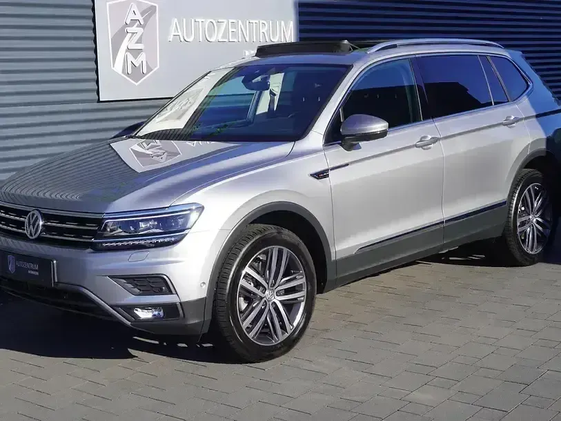 Gebraucht VW Tiguan Allspace Highline 239 PS (175 kW) 2019 Pyrit silber metallic SUV