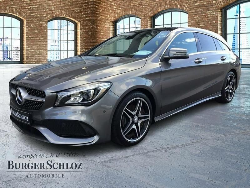 Metalliclack mountaingrau Gebraucht 2017 Mercedes CLA180 Shooting Brake AMG line Kombi | 16.800 € (Fairer Preis) - Bild 1/4