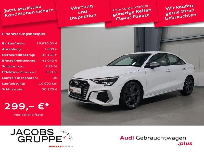 Weiß Gebraucht 2024 Audi S3 Basis Limousine | 36.970 € (Superpreis) - Bild 1/4