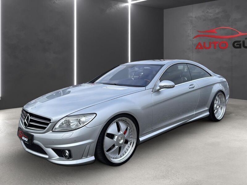 Silber Gebraucht 2008 Mercedes CL500 AMG line Coupé | 21.999 € (Teuer) - Bild 1/4