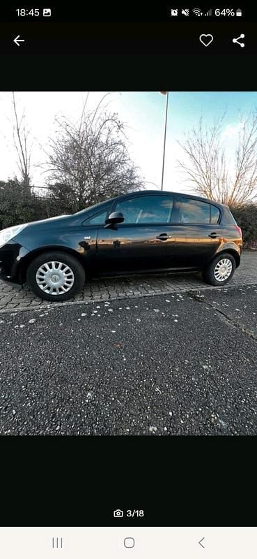 Gebraucht Opel Corsa 64 PS (47 kW) 2010 Schwarz Kleinwagen