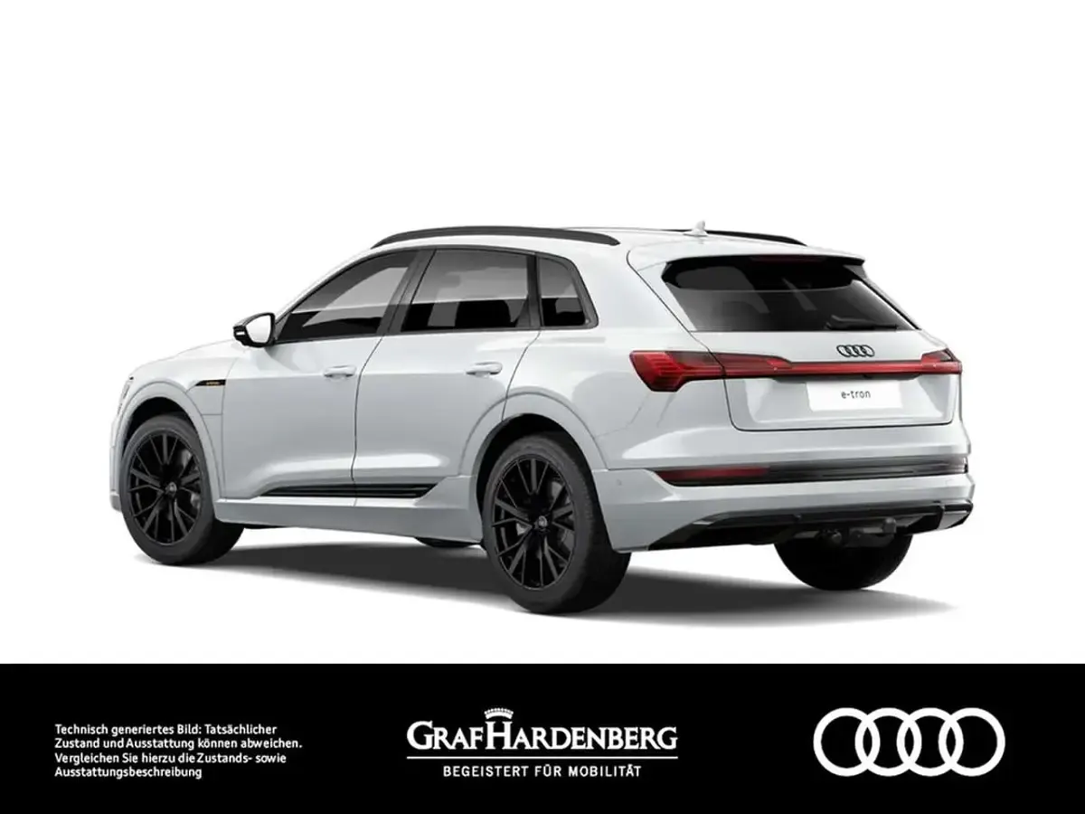 Gebraucht Audi e-tron S-Line 300 kW (408 PS) 2023 Gletscherweiß metallic SUV