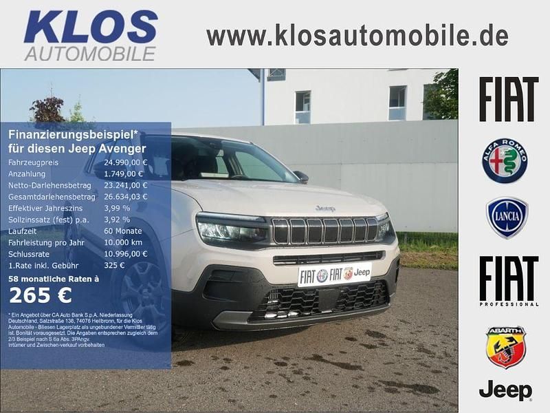 Beige Neu 2025 Jeep Avenger Longitude SUV | 24.990 € (Superpreis) - Bild 1/4