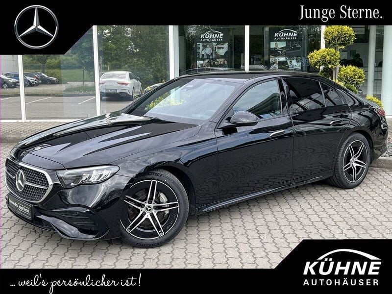 Obsidianschwarz Gebraucht 2024 Mercedes E200 Advanced Limousine | 44.900 € (Guter Preis) - Bild 1/4