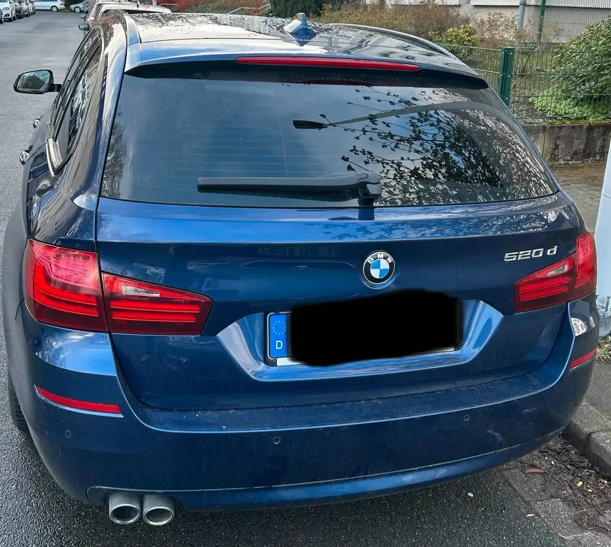 Second-hand BMW 520 190 CP (139 kW) 2015 Albastru Break