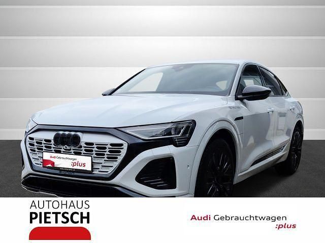 Gletscherweiß metallic (metallic) Gebraucht 2023 Audi Q8 e-tron S-Line SUV | 66.660 € (Fairer Preis) - Bild 1/4