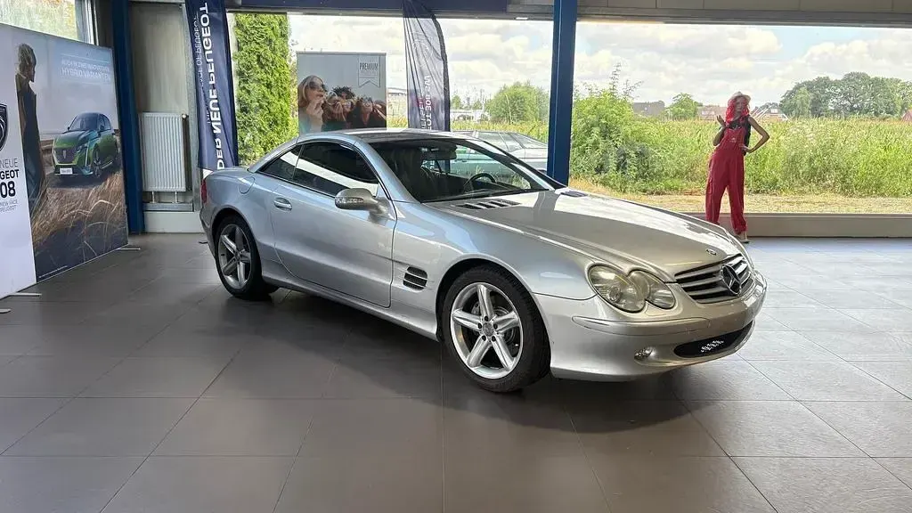 Gebraucht Mercedes SL500 306 PS (225 kW) 2002 Silber Cabrio