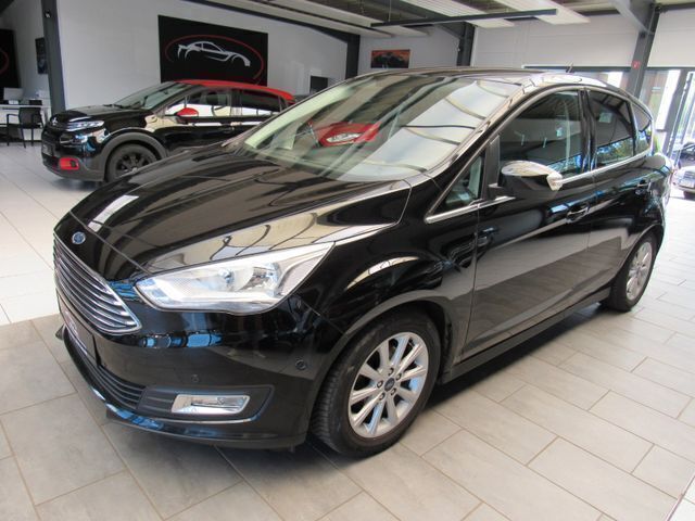 Schwarz Gebraucht 2017 Ford C-MAX Titanium Van / Kleinbus | 8.950 € (Fairer Preis) - Bild 1/4