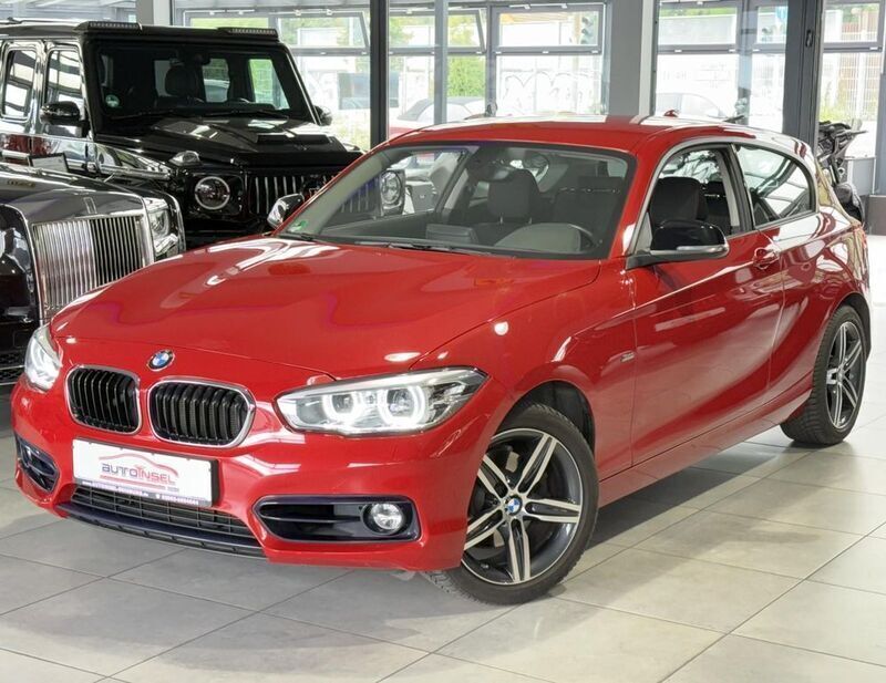 Rot Gebraucht 2017 BMW 120 Sport Line Kleinwagen | 16.450 € (Guter Preis) - Bild 1/4