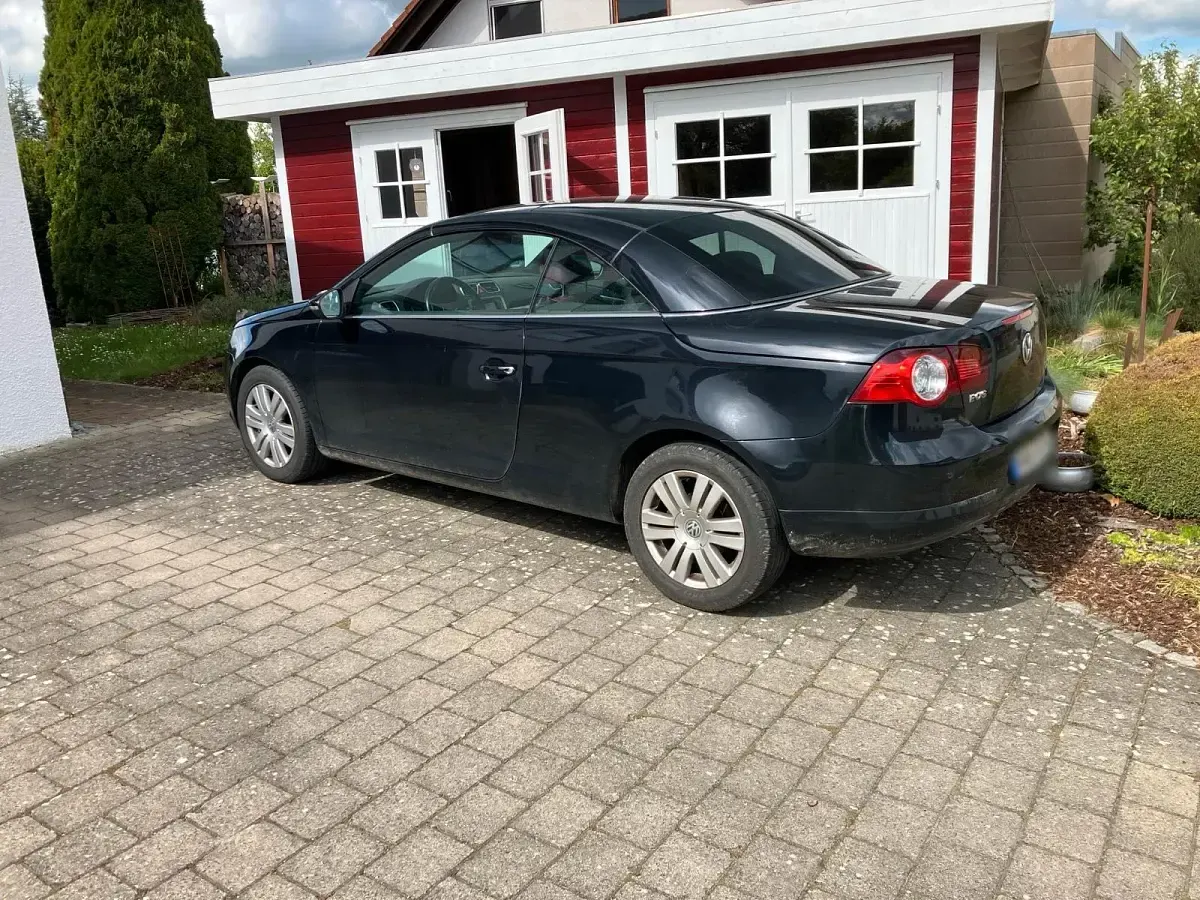 Brugt VW Eos Edition 122 HK (89 kW) 2010 Sort Cabriolet