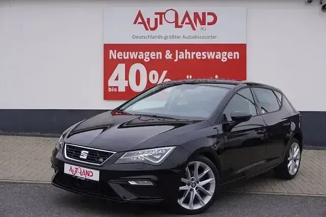 Brugt Seat Leon FR 150 HK (110 kW) 2018 Sort Sedan