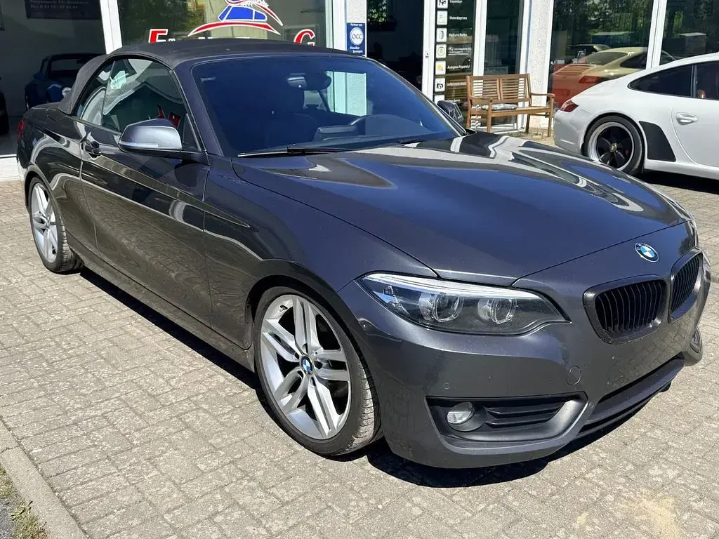 Gebraucht BMW 218 Advantage 150 PS (110 kW) 2018 Grau Cabrio