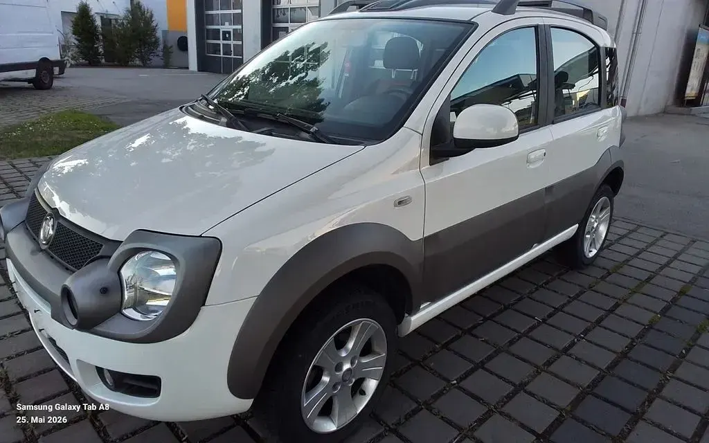 Gebraucht Fiat Panda 4x4 Cross 69 PS (50 kW) 2010 Weiß Kleinwagen