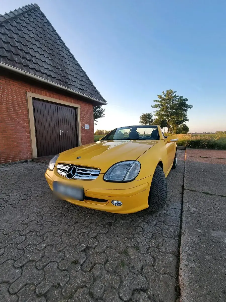 Gebraucht Mercedes SLK200 163 PS (119 kW) 2000 Gelb Cabrio