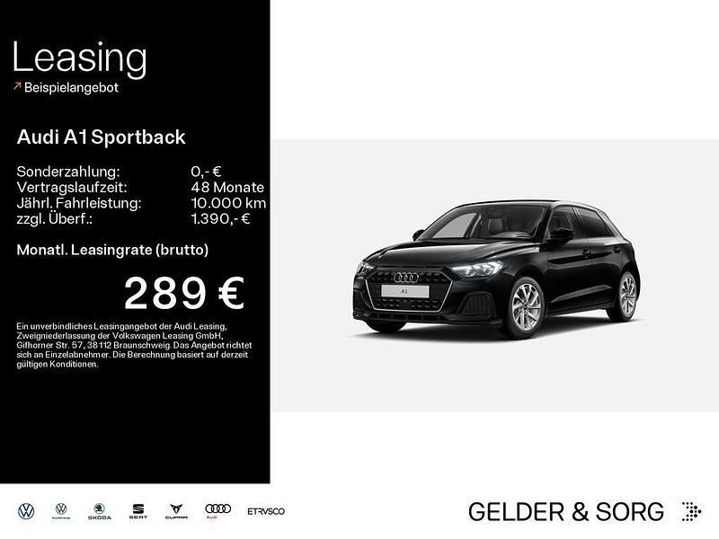 Schwarz Neu 2025 Audi A1 Sportback Advanced Plus Kleinwagen | 25.480 € (Fairer Preis) - Bild 1/3