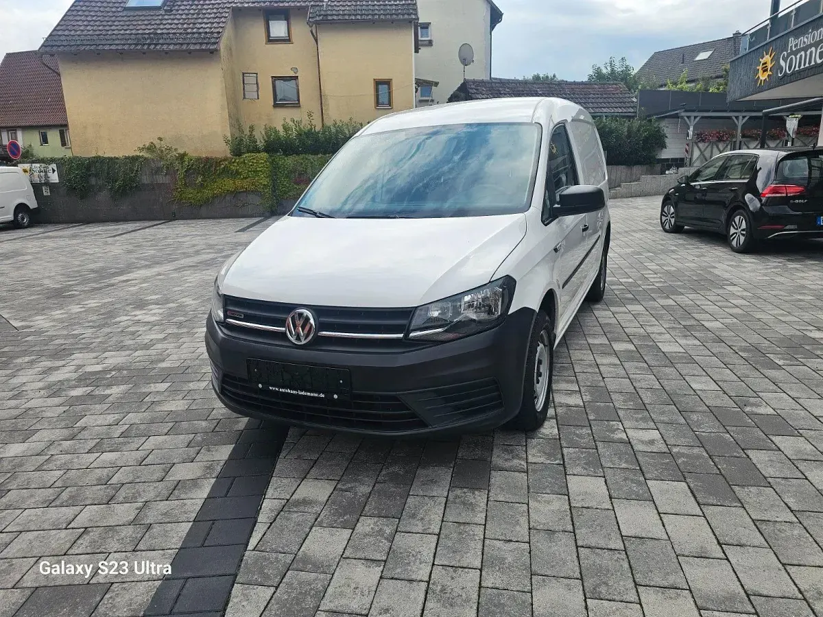 Gebraucht VW Caddy 122 PS (89 kW) 2020 Weiß Van / Kleinbus