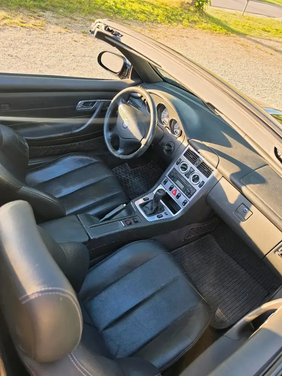 Gebraucht Mercedes SLK200 163 PS (119 kW) 2003 Schwarz Cabrio