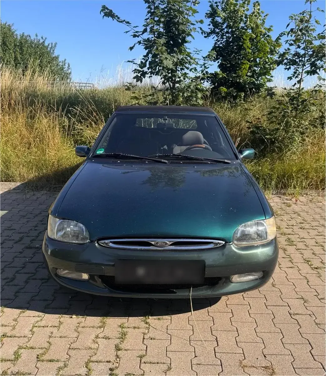 Gebraucht Ford Escort Cabriolet 90 PS (66 kW) 1997 Grün Cabrio