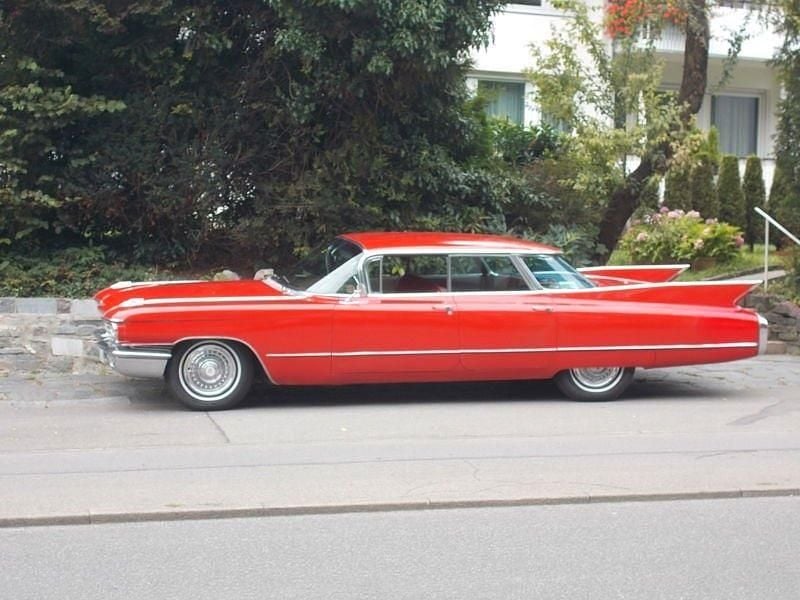 Rot Gebraucht 1960 Cadillac Deville Limousine | 29.999 € - Bild 1/4