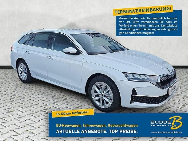 Moonweiss metallic Neu 2025 Skoda Octavia Selection Kombi | 33.450 € (Guter Preis) - Bild 1/4