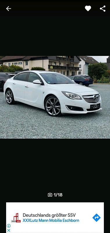 Gebraucht Opel Insignia OPC 163 PS (119 kW) 2014 Weiß Limousine