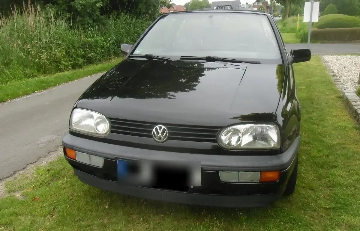 Gebraucht VW Golf Cabriolet 75 PS (55 kW) 1994 Schwarz Cabrio