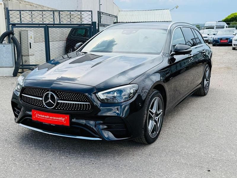 Schwarz Gebraucht 2021 Mercedes E300 AMG Limousine | 25.699 € (Superpreis) - Bild 1/4