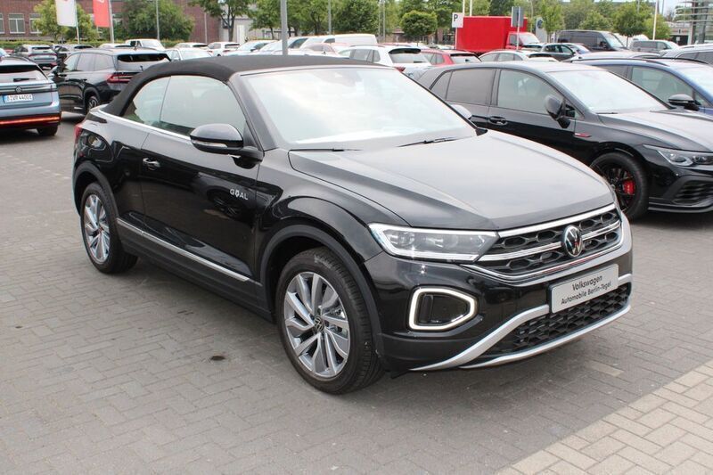 Schwarz Neu 2025 VW T-Roc Cabriolet Goal Cabrio | 37.888 € (Superpreis) - Bild 1/4