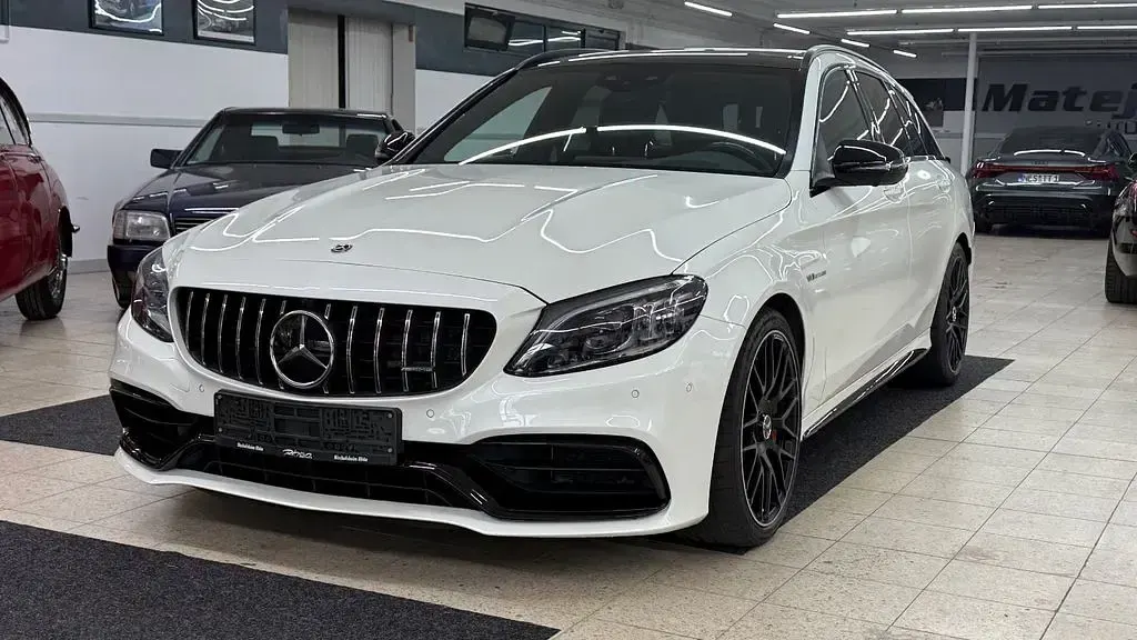 Gebraucht Mercedes C63S AMG 510 PS (375 kW) 2021 Weiß Limousine
