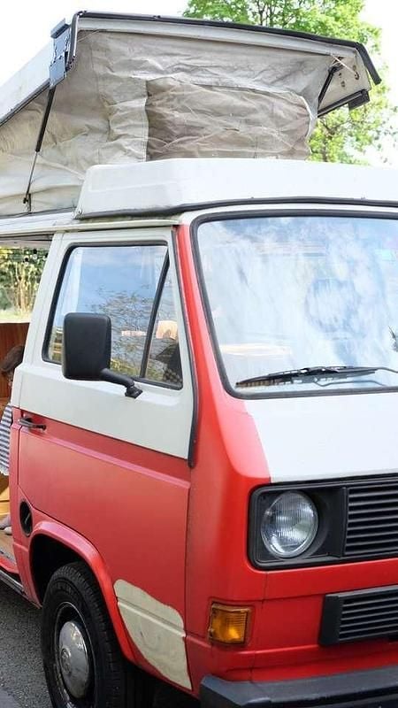 Rot Gebraucht 1982 VW T3 Van | 10.000 € - Bild 1/4