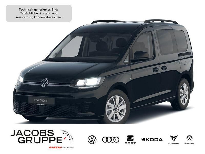 Deep black Neu 2025 VW Caddy Life Van / Kleinbus | 43.470 € (Teuer) - Bild 1/4
