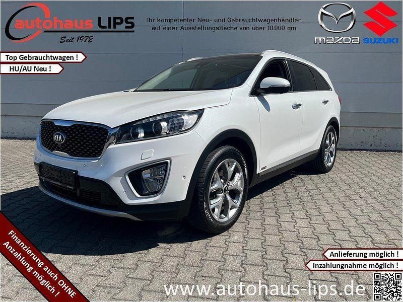 (swp) snow white pearl met Gebraucht 2015 Kia Sorento Platinum Edition SUV | 18.490 € (Etwas zu teuer) - Bild 1/4