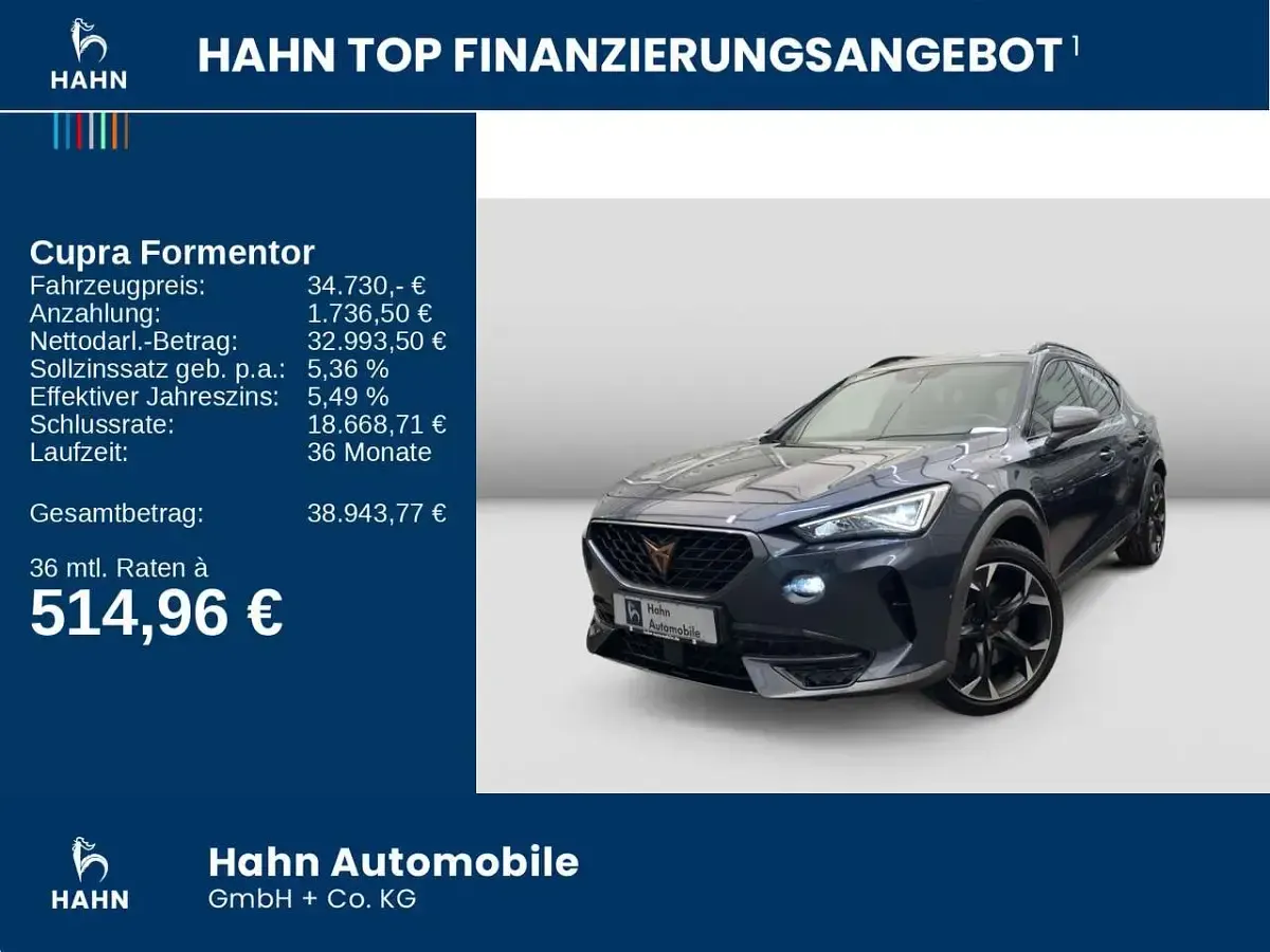 Gebraucht Cupra Formentor VZ 310 PS (228 kW) 2024 "magnetic tech" SUV
