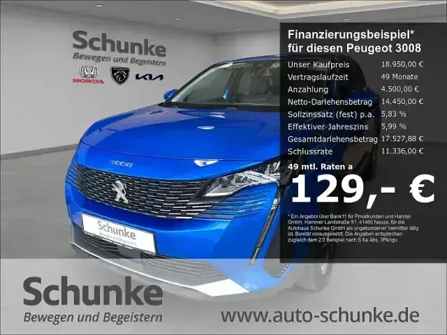 Gebraucht Peugeot 3008 Allure 131 PS (96 kW) 2021 SUV