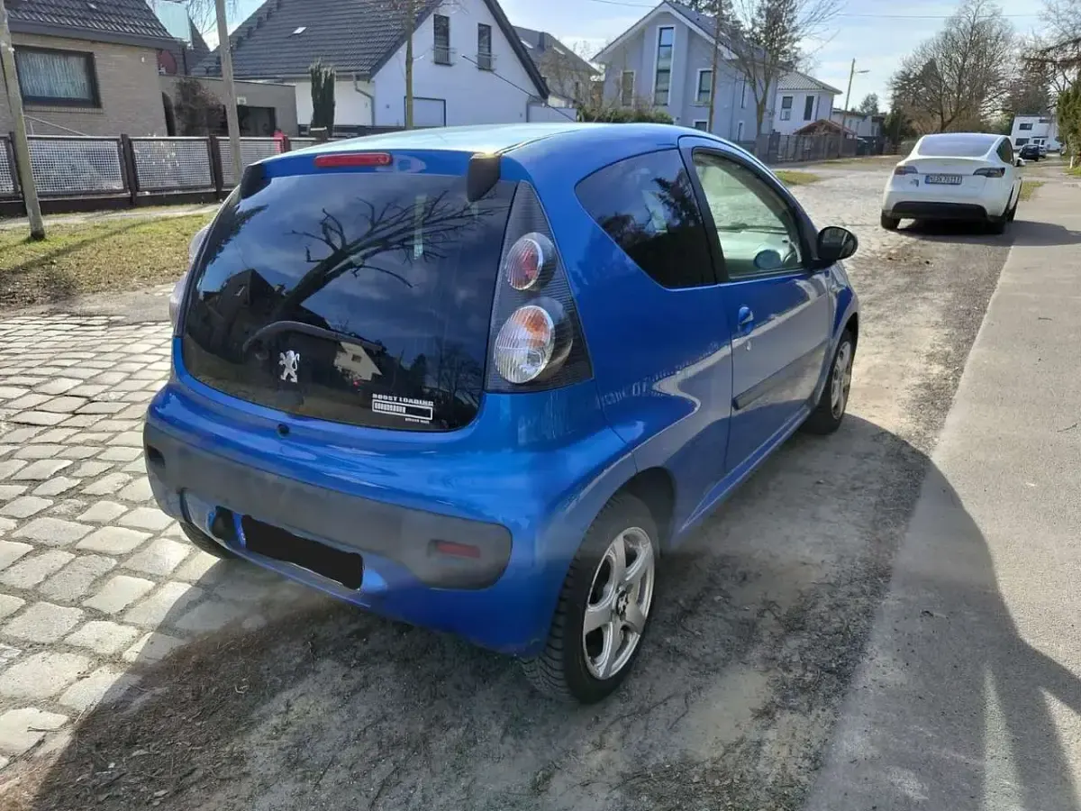 Gebraucht Peugeot 107 Filou 68 PS (50 kW) 2009 Blau Kleinwagen