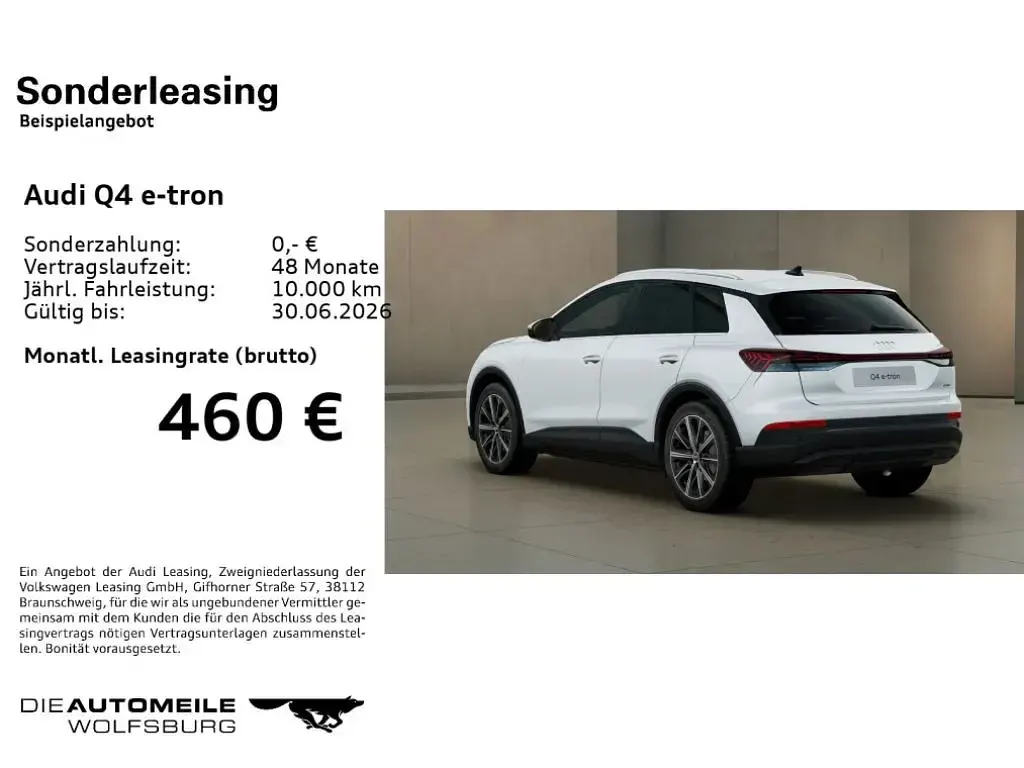 Brugt Audi e-tron 210 kW (286 HK) 2025 Hvid SUV