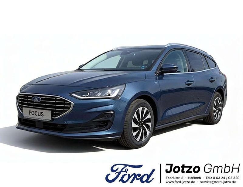 Gebraucht Ford Focus Titanium X 125 PS (91 kW) 2023 Chromablau metallic (metallic) Kombi