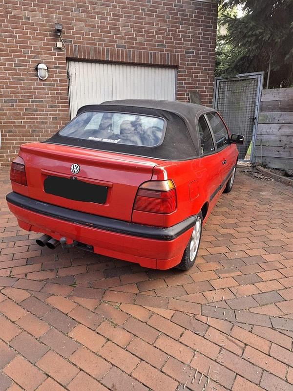 Rot Gebraucht 1994 VW Golf Cabriolet Cabrio | 2.900 € - Bild 1/4