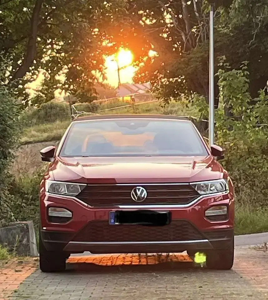 Gebraucht VW T-Roc Cabriolet Style 116 PS (85 kW) 2021 Rot Cabrio