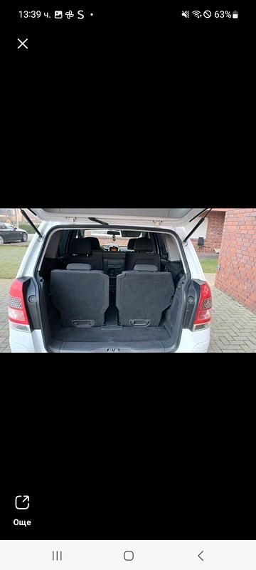Gebraucht Opel Zafira 110 PS (80 kW) 2012 Weiß Van / Kleinbus