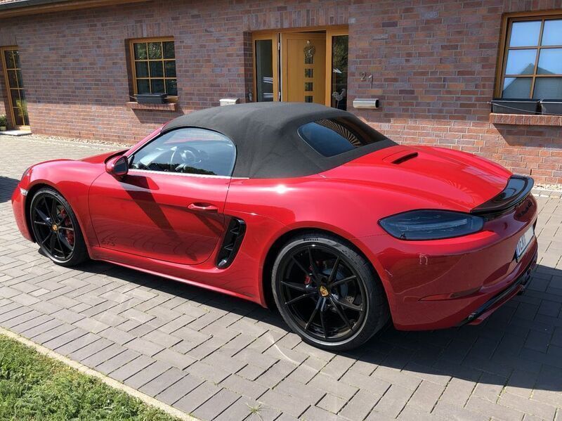 Rot Gebraucht 2018 Porsche Boxster GTS Chrono Cabrio | 69.000 € (Fairer Preis) - Bild 1/4