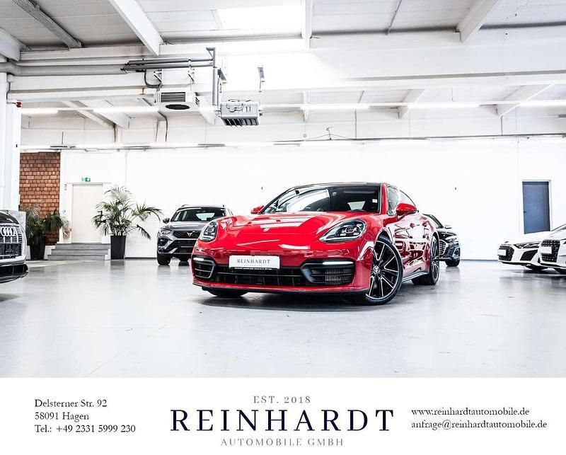 Karminrot Gebraucht 2021 Porsche Panamera 4 Sport Turismo Limousine | 79.789 € (Fairer Preis) - Bild 1/3