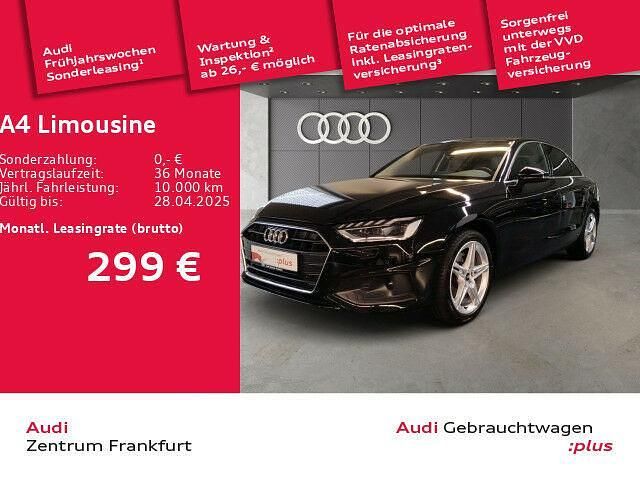 Mythosschwarz metallic Gebraucht 2023 Audi A4 Ambiente Limousine | 34.599 € (Teuer) - Bild 1/1