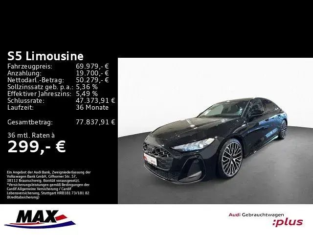 Gebraucht Audi S5 Ambiente 367 PS (269 kW) 2025 Mythosschwarz metallic Limousine